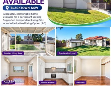 SIL NDIS SIL Vacancy & ILO Accommodation Available Sydney
