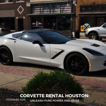 Corvette Rental Houston: Unleash Pure Power and Style