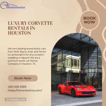 Luxury Corvette Rentals in Houston