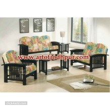Mango wood sofa sets jodhpur handicrafts items