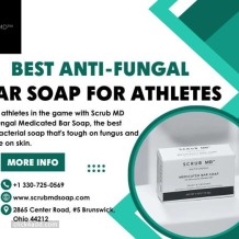 Best Anti-Fungal Soap For Athletes By ScrubMD Soap