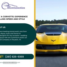 Rent a Corvette: Experience Thrilling Speed 