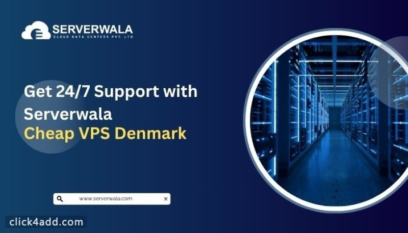 Get 24/7 Support with Serverwala Cheap VPS Denmark