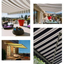 awnings los angeles - f & r interiors custom window treatments - los angeles