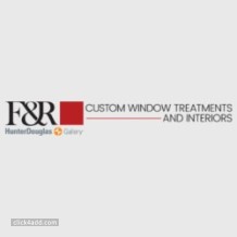 f & r interiors custom window treatments - logo 250 - los angels