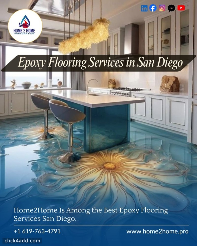 Epoxy Flooring Services in San Diego by Home2Home