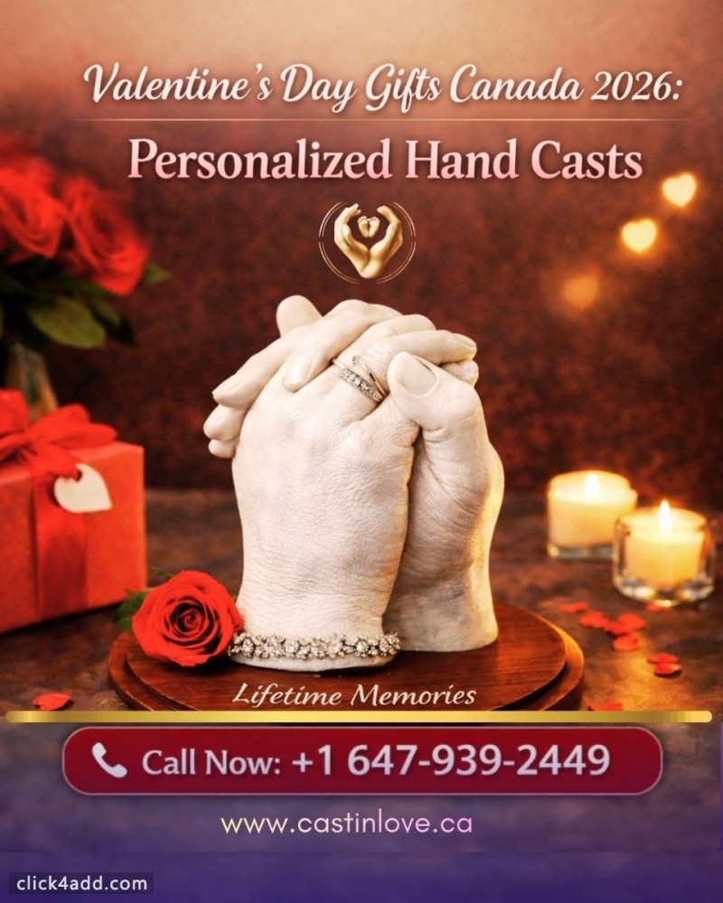 Valentine’s Day Gifts Canada 2026: Personalized Hand Casts