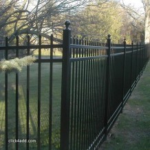 black-aluminum-fence