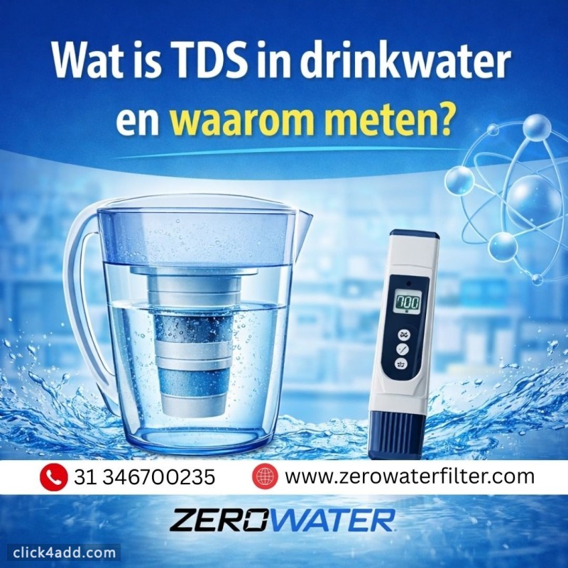 Wat is TDS in drinkwater en waarom meten?