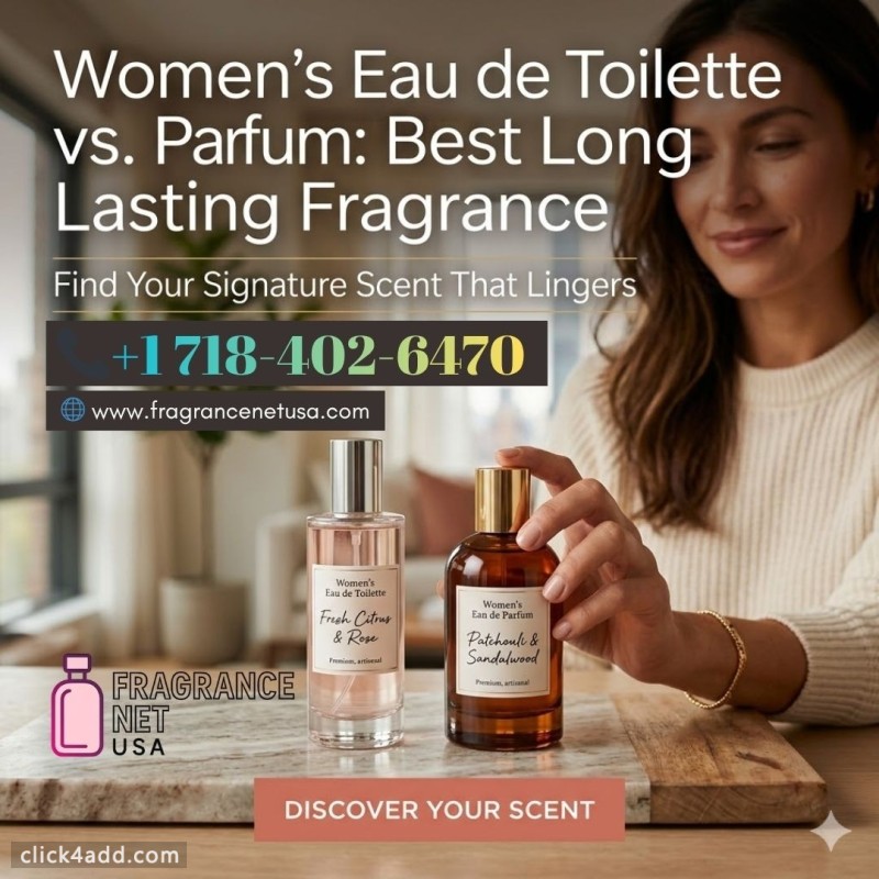 Women’s Eau de Toilette vs. Parfum: Best Long Lasting Fragrance