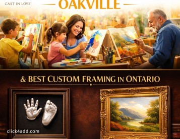 Art Workshops in Oakville & Best Custom Framing in Ontario