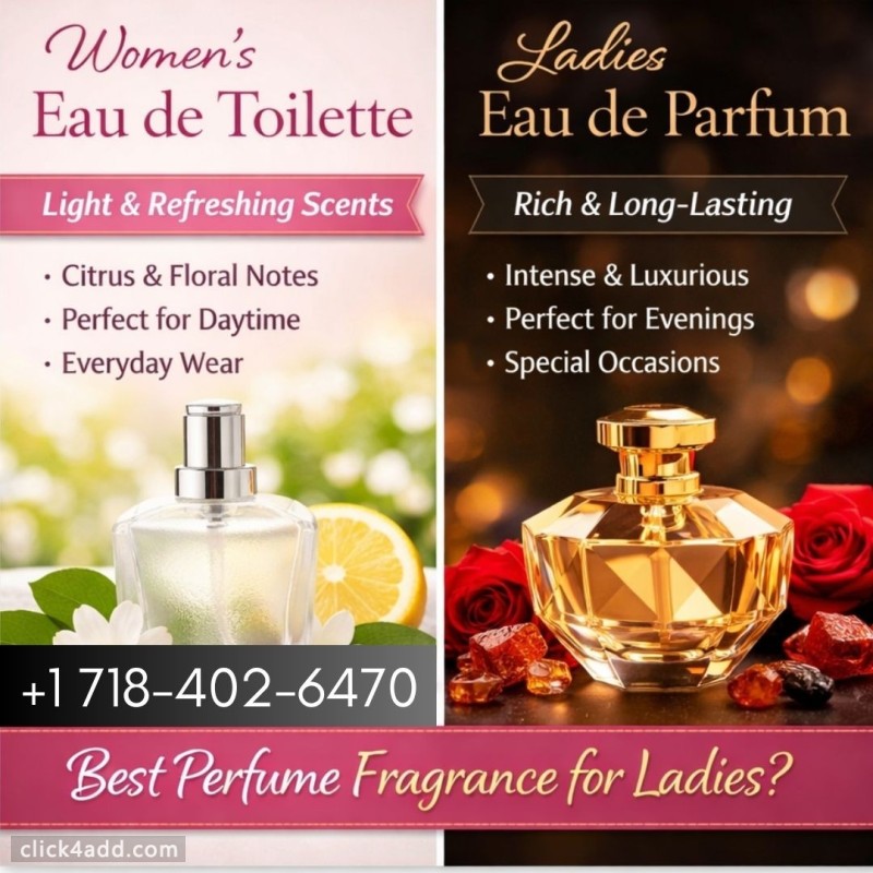 Women’s Eau de Toilette vs. Parfum: Find Your Best Fragrance