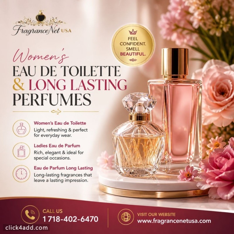 Best Guide to Women's Eau de Toilette & Long Lasting Perfumes