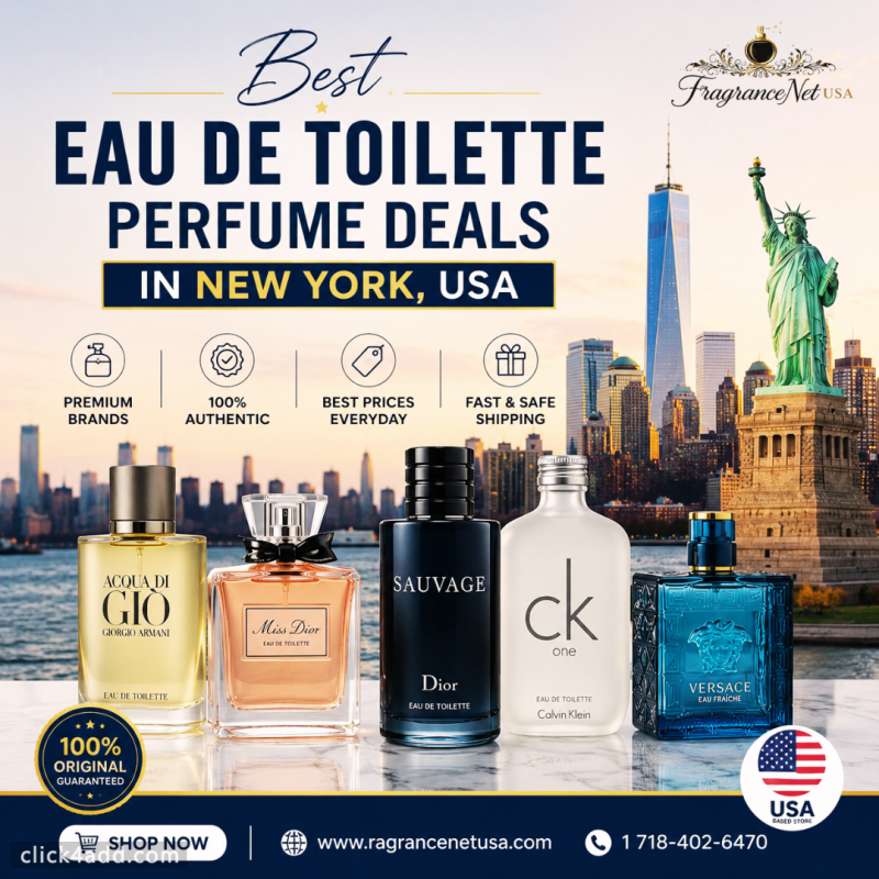 Best Eau de Toilette Perfume Deals in New York, USA 2026 