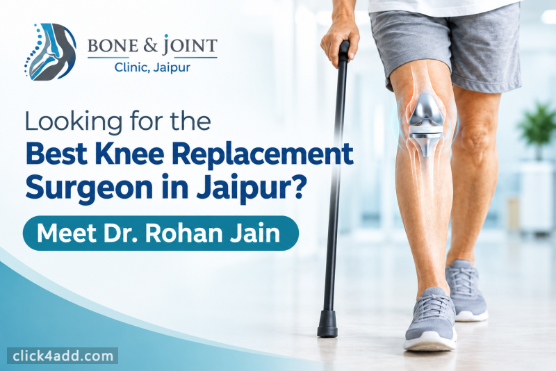 Looking for the Best Knee Replacement Surgeon in Jaipur? Meet Dr. Roha