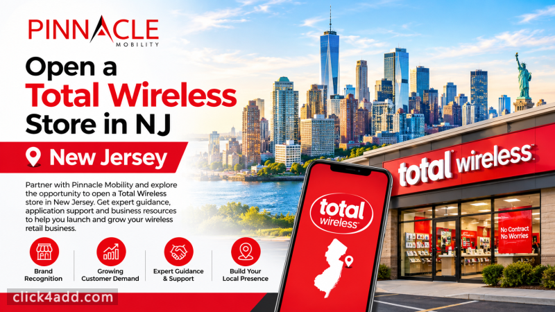  Open a Total Wireless Store in New Jersey with Pinnacle Mobility